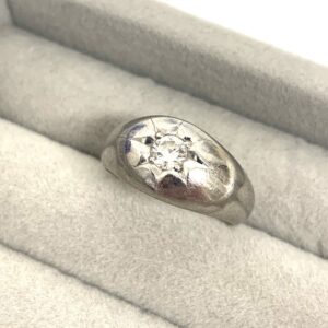 Pt900 ダイヤモンド0.24ct付きリング